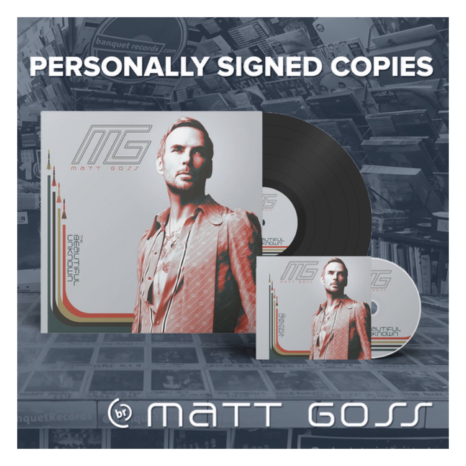 Matt Goss - The Beautiful Unknown [Combo LP + CD - Autógrafo Personalizado]