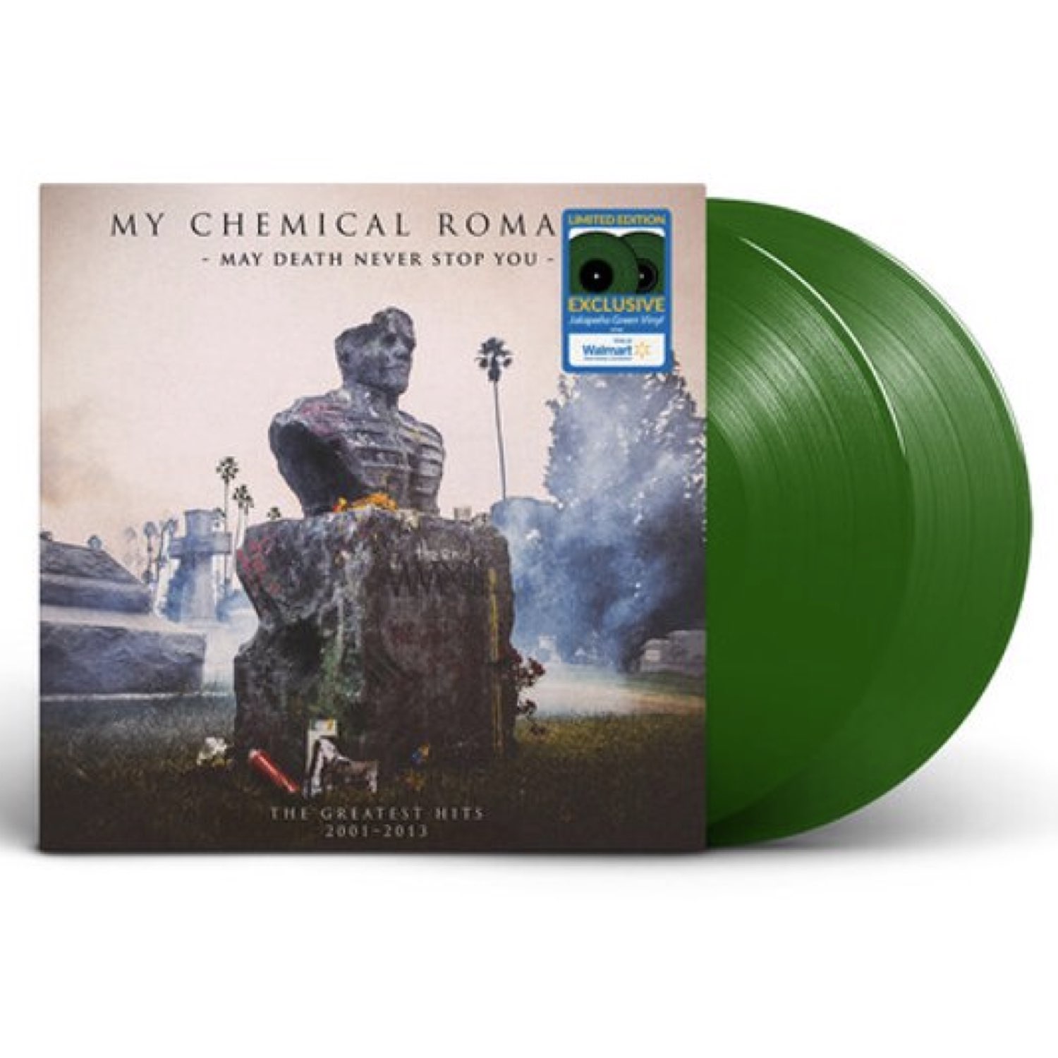My Chemical Romance - May Death Never Stop You - The Greatest Hits 2001-2013 [Double Jalapeño Green Vinyl] - Walmart Exclusive