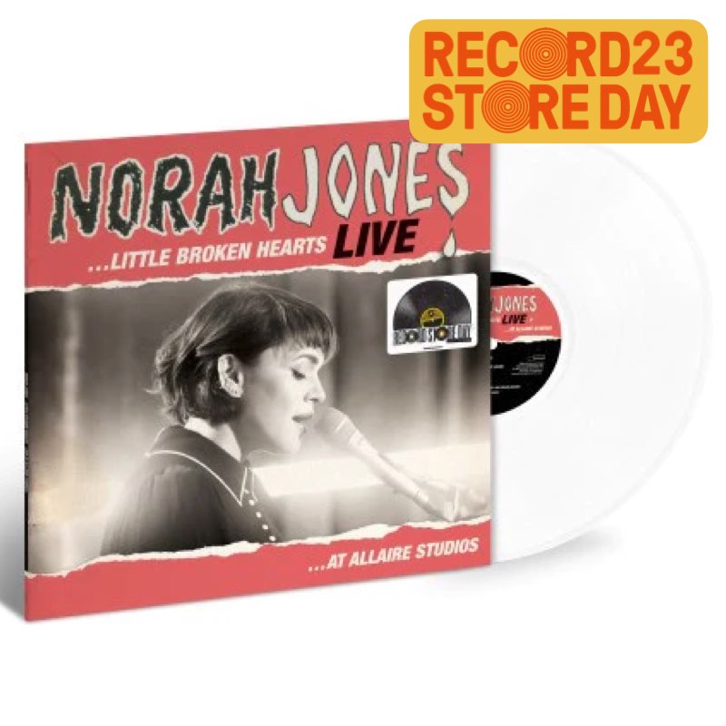 Norah Jones - Little Broken Hearts: Live At Allaire Studios [Limited Edition - White Vinyl] - RSD 2023