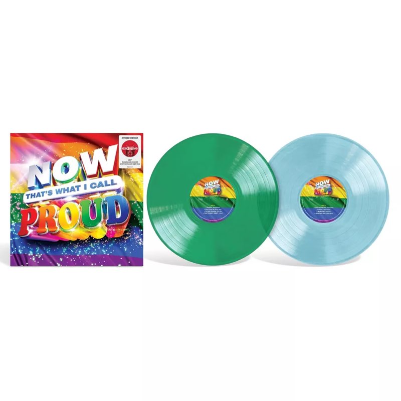 NOW That's What I Call Music! Proud [Limited Edition - 2LP - Translucent Emerald & Translucent Light Blue] - Target Exclusive