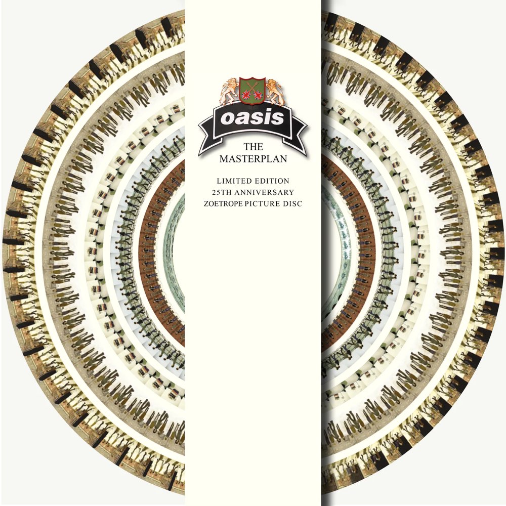 Oasis - The Masterplan [Limited Edition - 25th Anniversary Zoetrope Picture Disc - Double Vinyl]