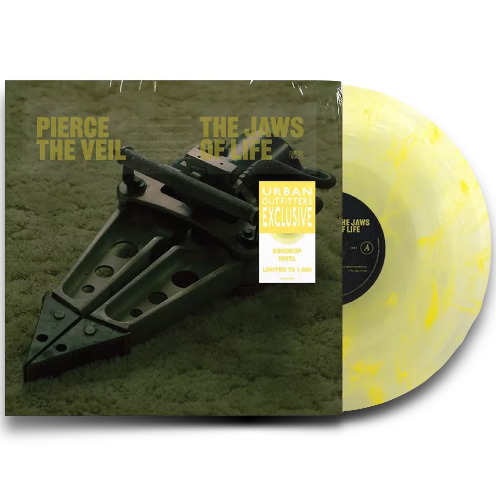 Pierce The Veil - The Jaws Of Life [Limited Edition - Eggdrop Vinyl] - Urban Outfitters Exclusive
