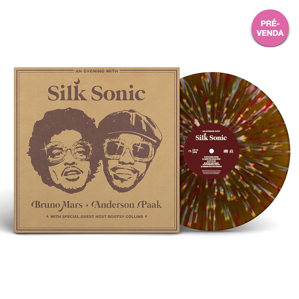 Silk Sonic - An Evening With Silk Sonic [Limited Edition - Gold with White and Apple Red Splatter Vinyl]