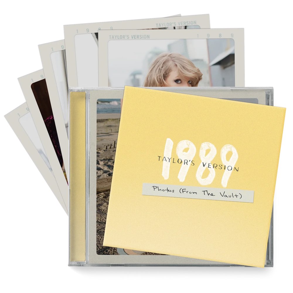 Taylor Swift - 1989 Taylor's Version [Sunrise Boulevard Yellow Edition Deluxe CD] - Polaroids Edition