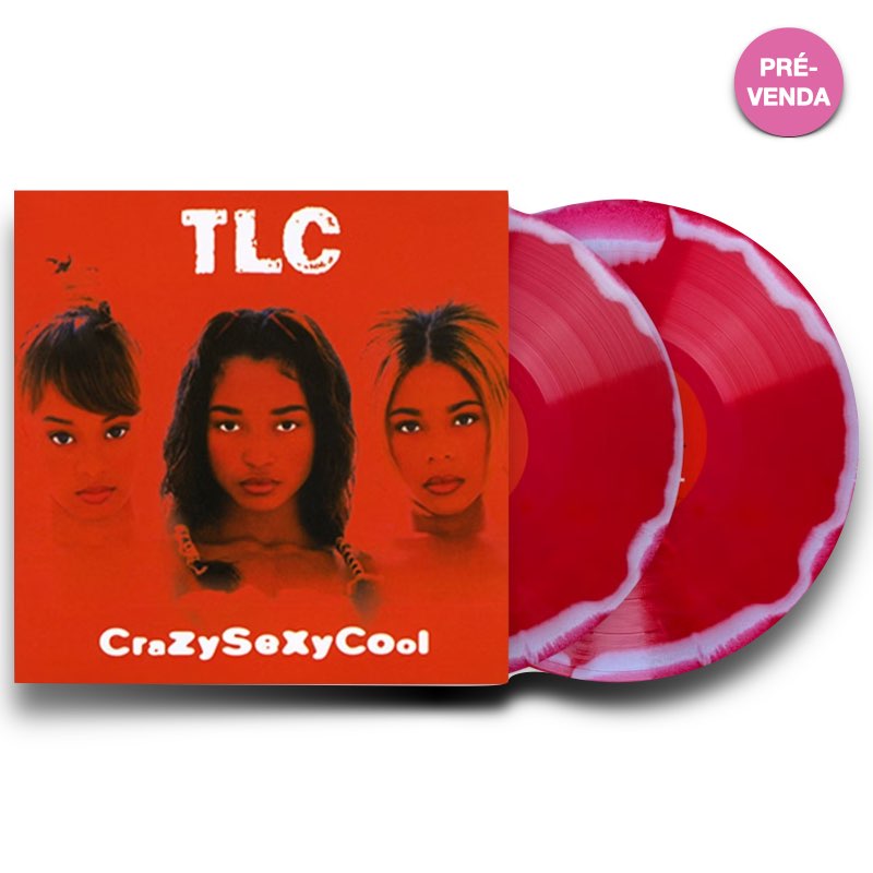 TLC - CrazySexyCool [Limited Edition - Double Red And White Swirl Vinyl] - Vinyl Me, Please