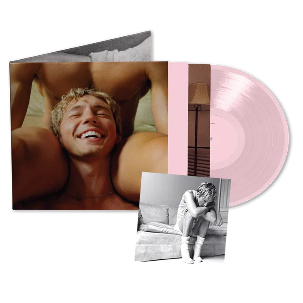 Troye Sivan - Something To Give Each Other [Limited Edition - Baby Pink Gatefold Vinyl + Print Autografado] - Webstore Exclusive
