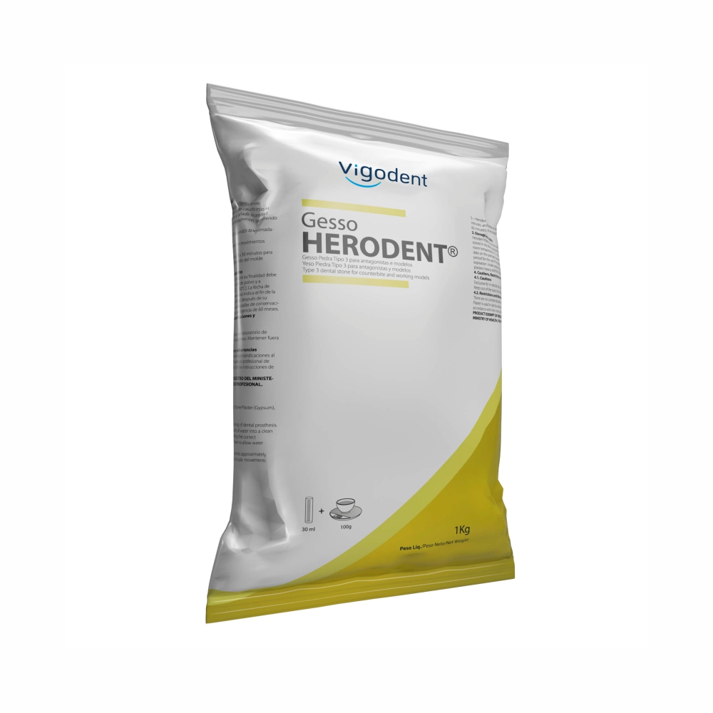 Gesso Pedra Herodent Tipo III - Vigodent