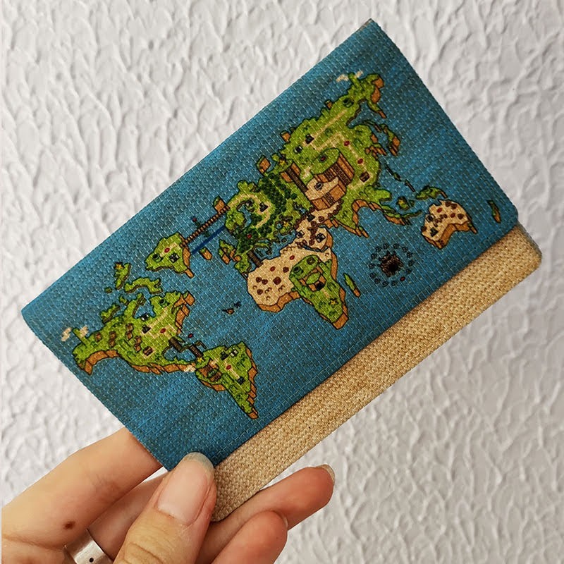 Carteira Fininha RG Pixel World Play - Ecológica