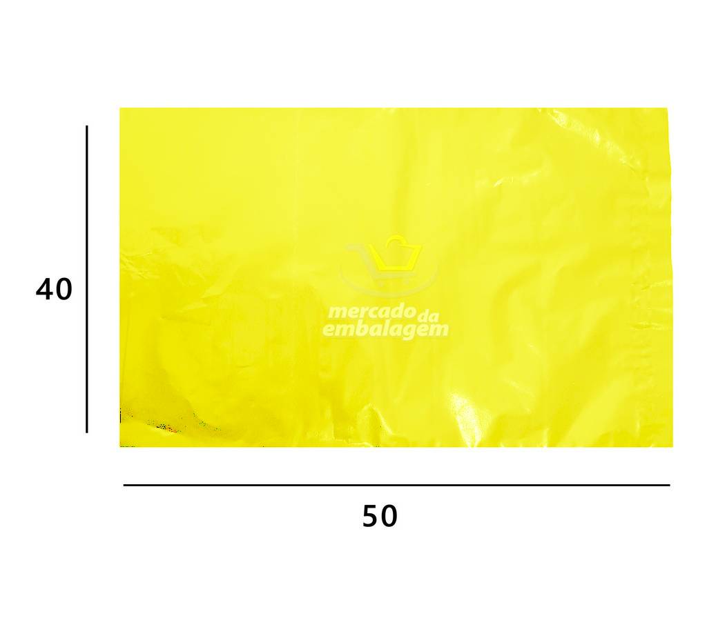 Envelope de Segurança Colorido Amarelo 40 X 50 cm