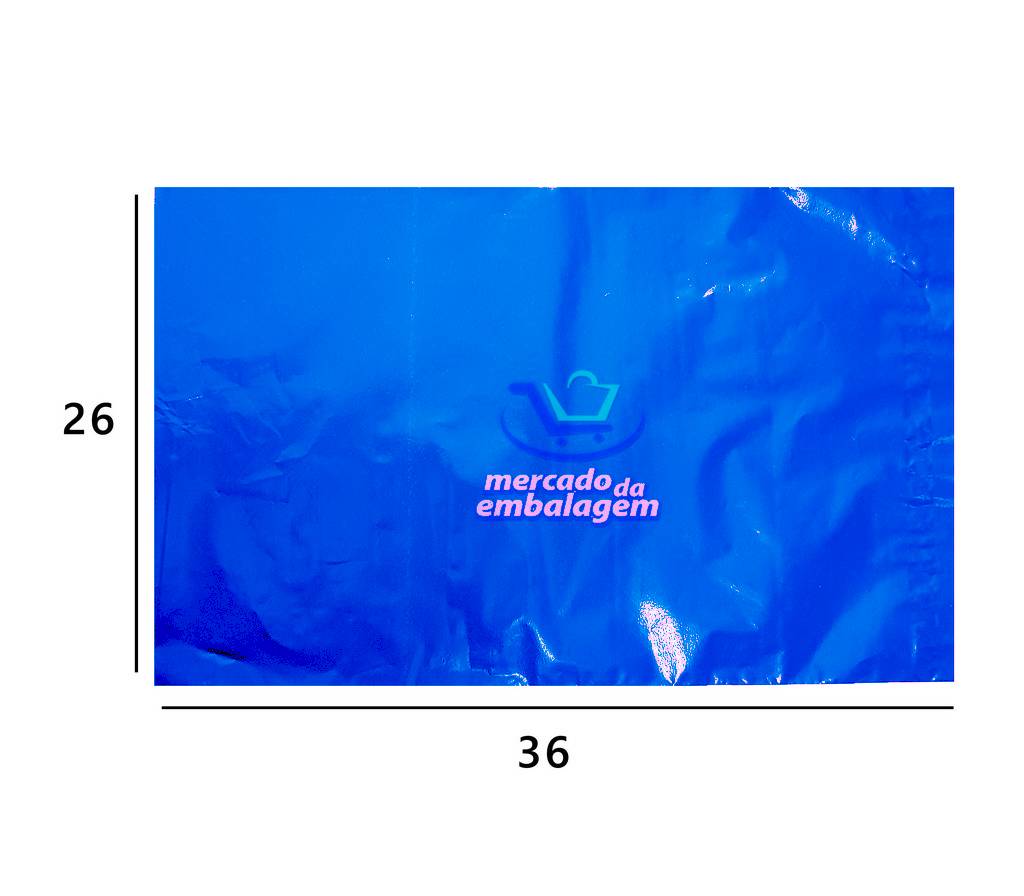Envelope de Segurança Colorido Azul 26 X 36 cm