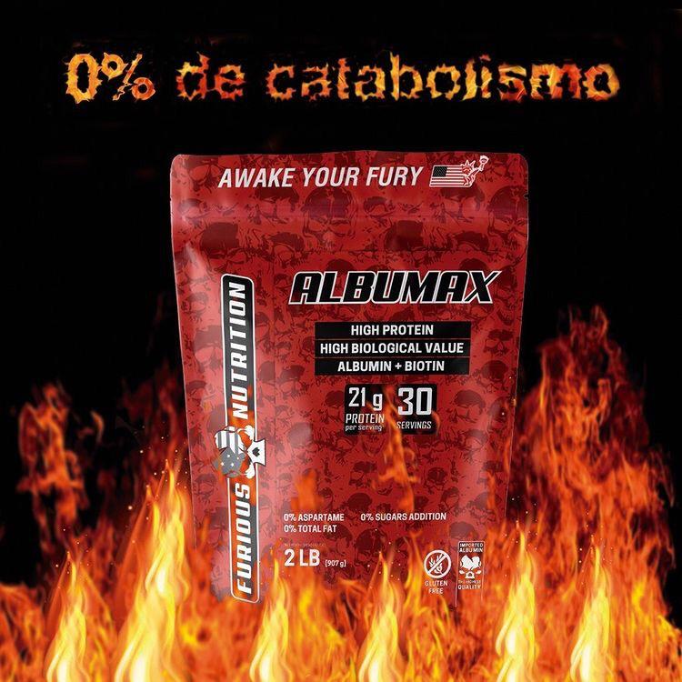 Albumax com Biotina, Ótimo Sabor e Concentração Proteica, refil 907 g