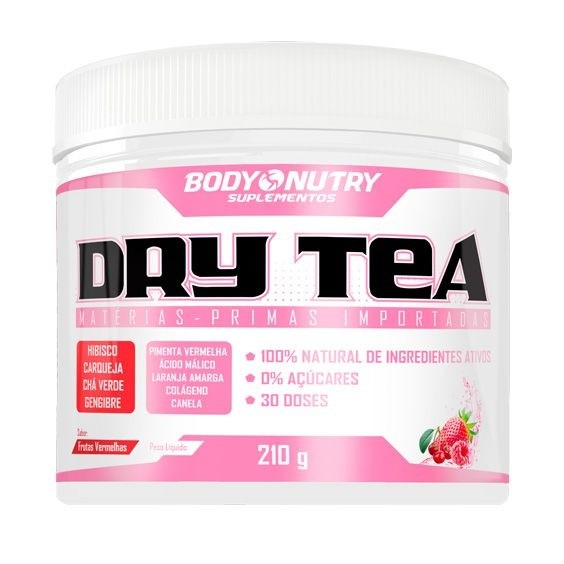 Chá Detox Feminino Dry Tea 100% Natural Saborisado, 210 g