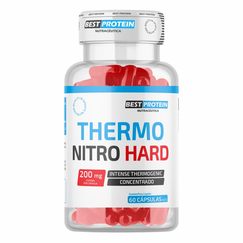 Thermo Nitro Hard (Cafeína 200 mg), Pote 60 cápsulas, Best Protein