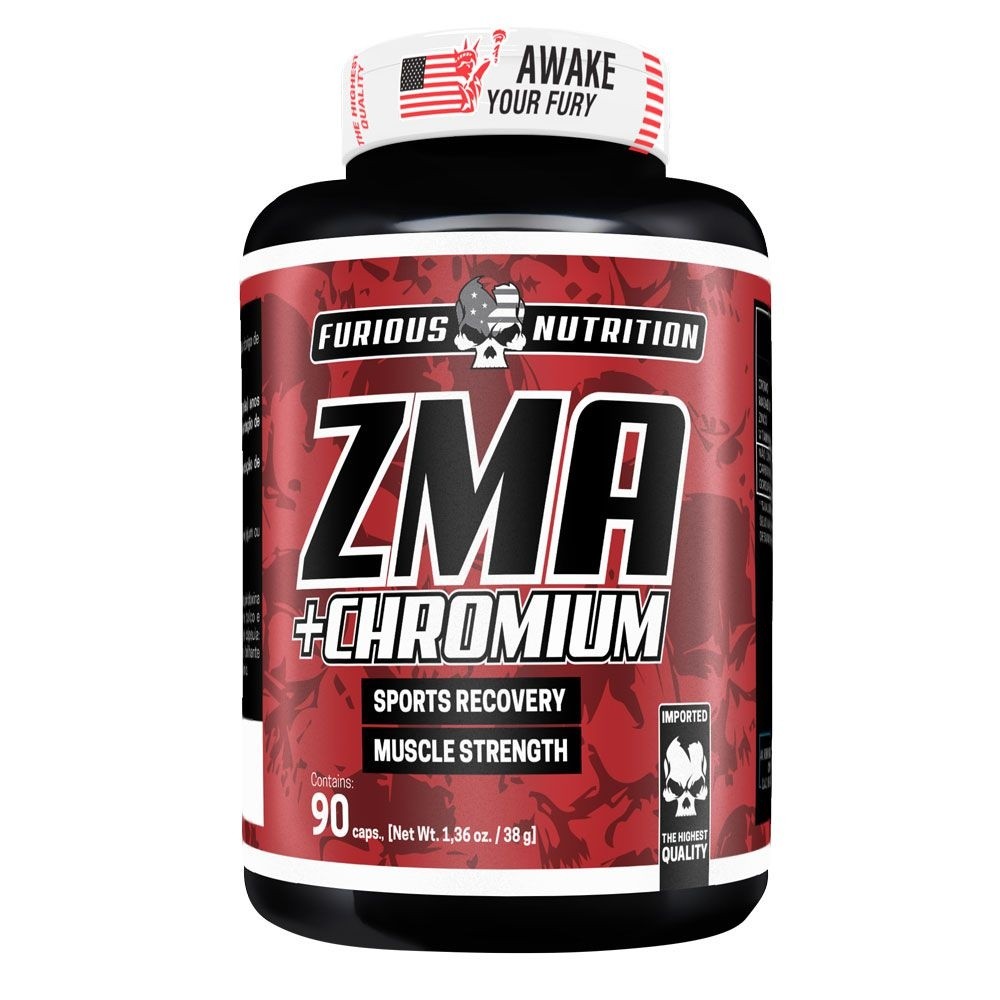 ZMA + Chromium Furious Nutrition 90 cápsulas