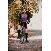 Macaquinho feminino para ciclismo