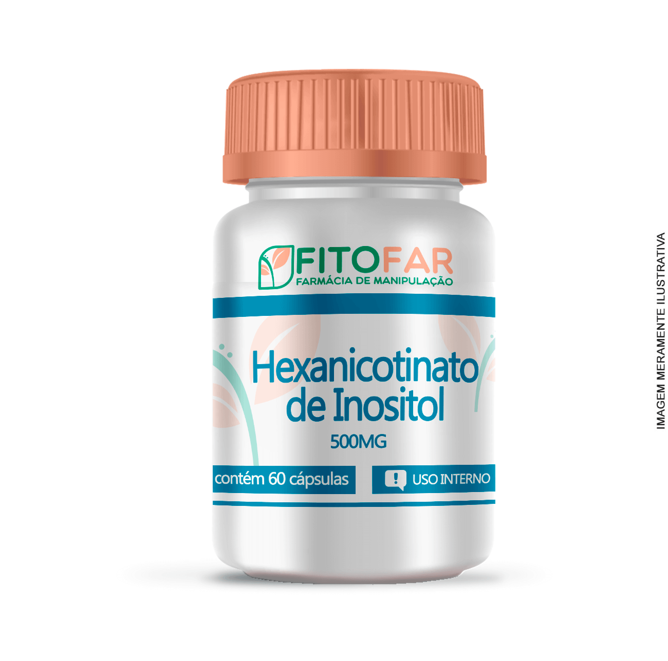 Hexanicotinato de Inositol (VITAMINA B3 NO FLUSHING) 500MG - 60 Cápsulas.