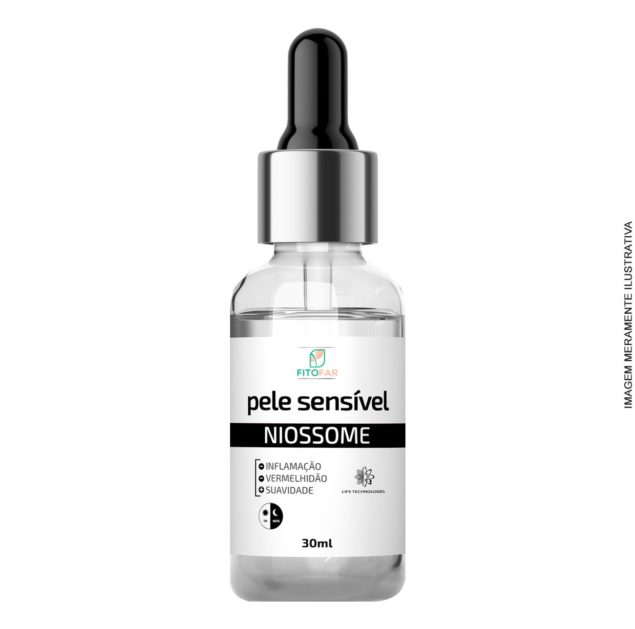 Kit Peles sensíveis Dia e Noite - Niossome pele sensível + Peeling enzimático