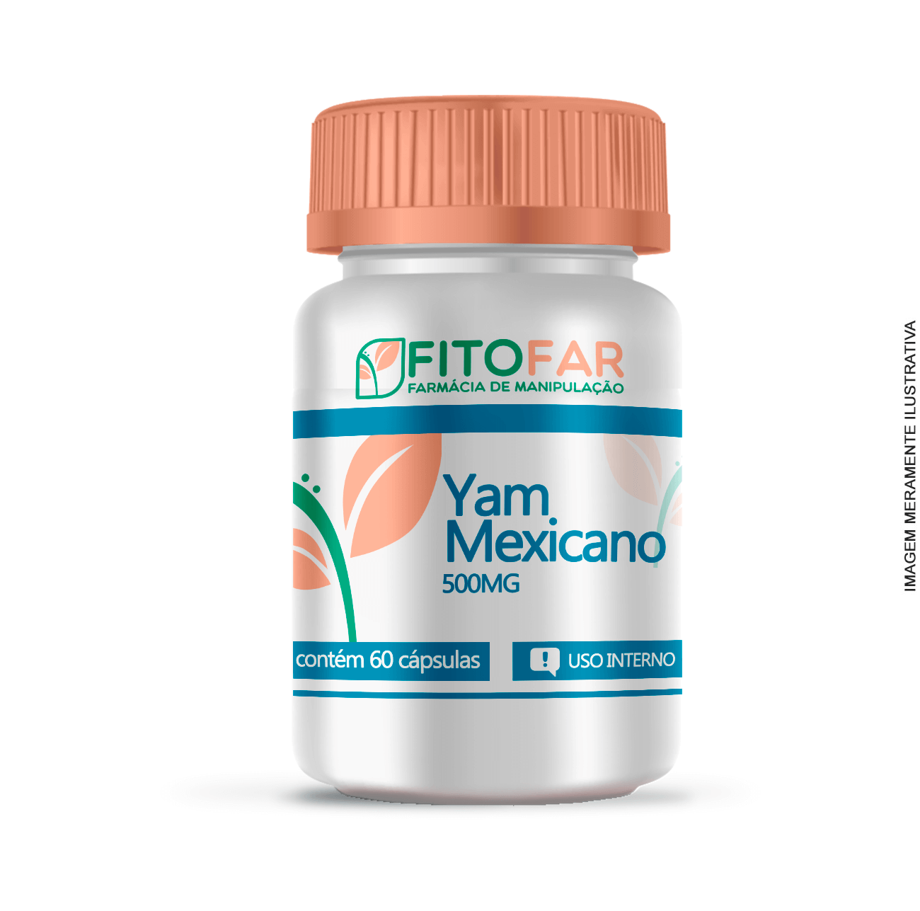 Yam Mexicano 500MG - 60 Cápsulas