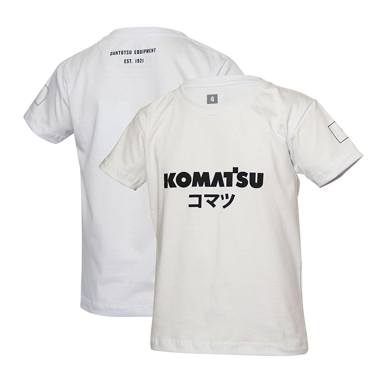 Camiseta Inf. KOMATSU Japan Branca