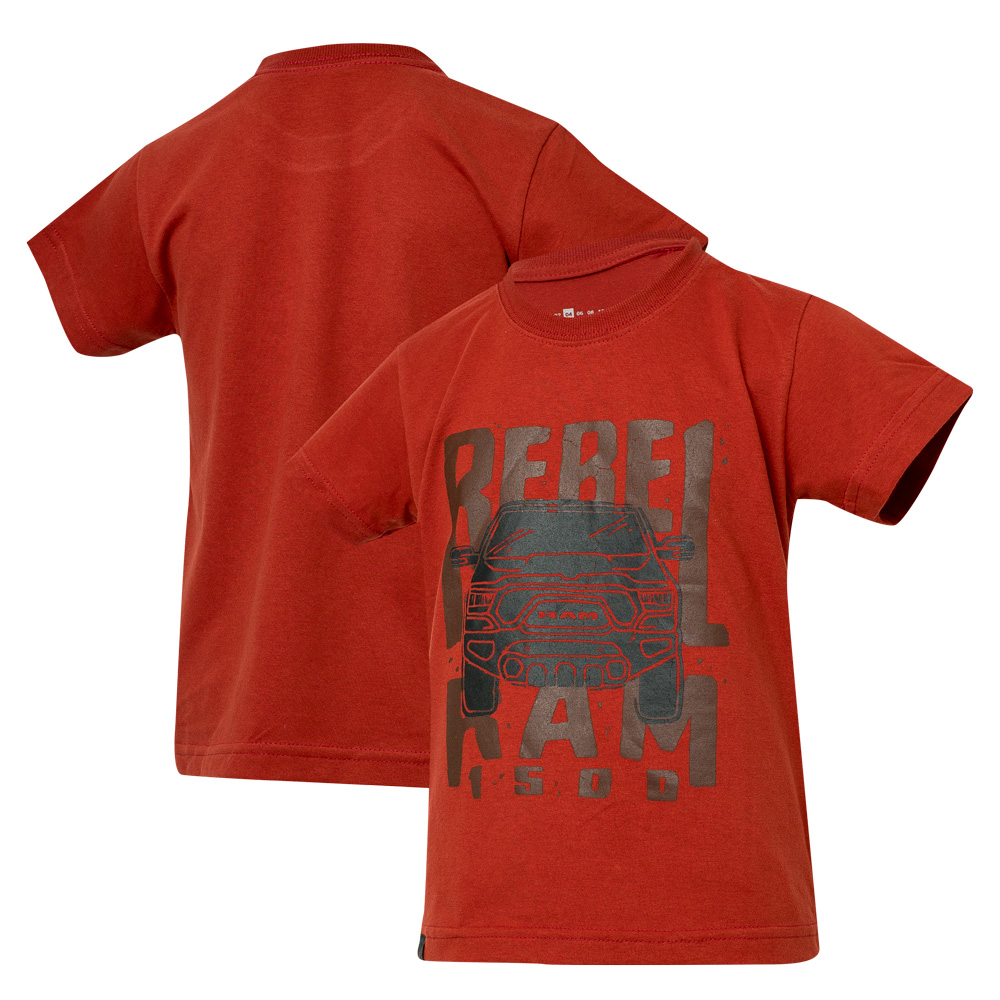 Camiseta Inf. RAM Rebel Trembling - Vermelho