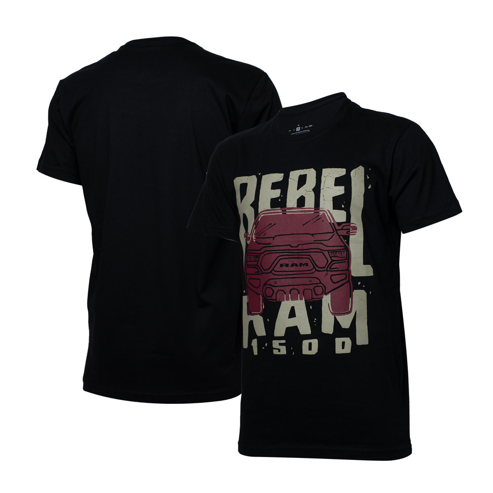 Camiseta Masculina RAM Rebel Trembling - Preta