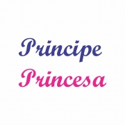 Arquivo de Corte - Escrita Principe e Princesa