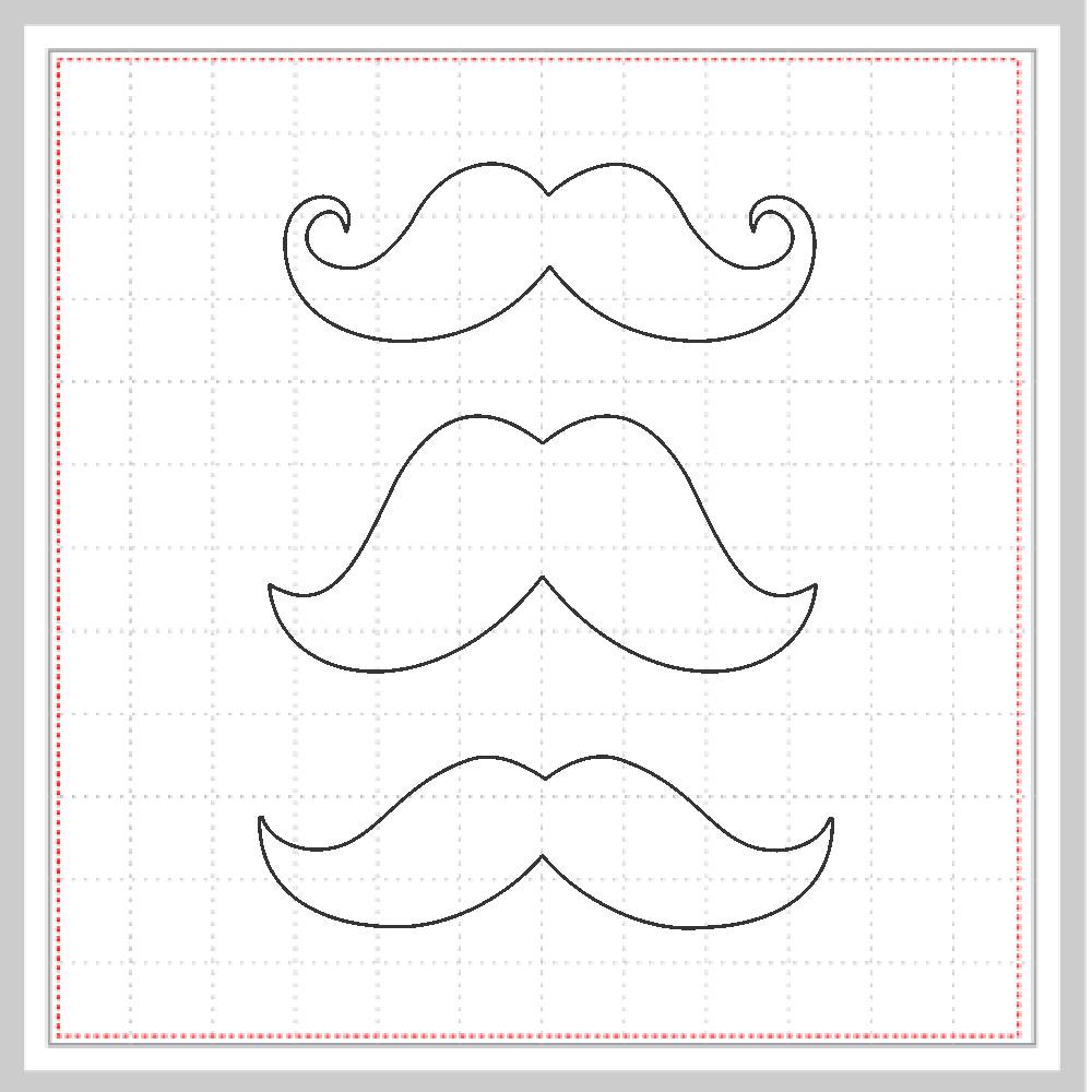 Arquivo de Corte - Bigode Mustache