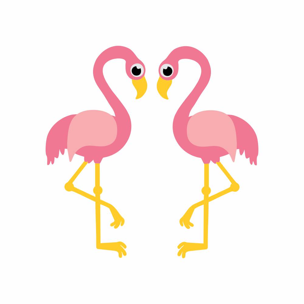 Arquivo de Corte - Flamingos