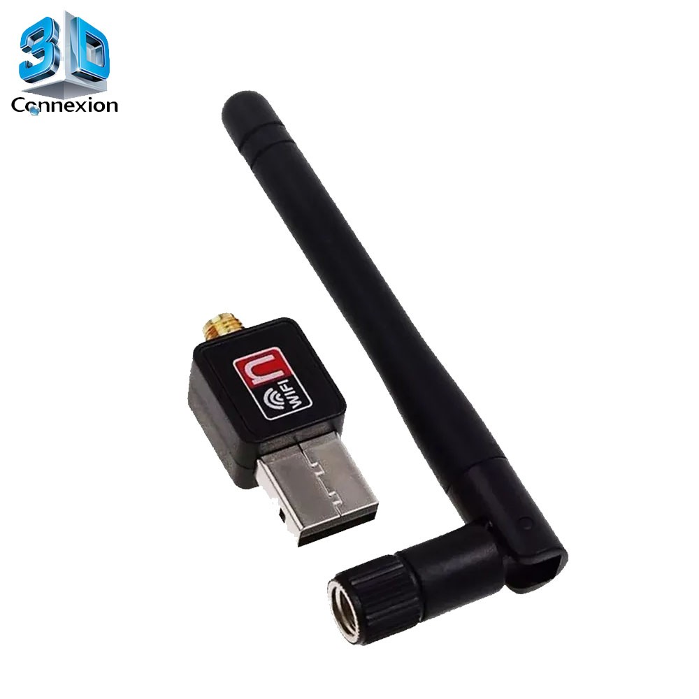 Adaptador USB Wireless 600 Mbps c/ Antena 2dbi (3DRJ1262)