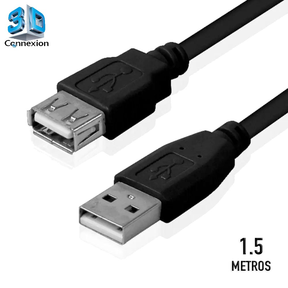 Cabo extensor USB 2.0 ( macho  x fêmea ) 1.5 metros - 3DConnexion