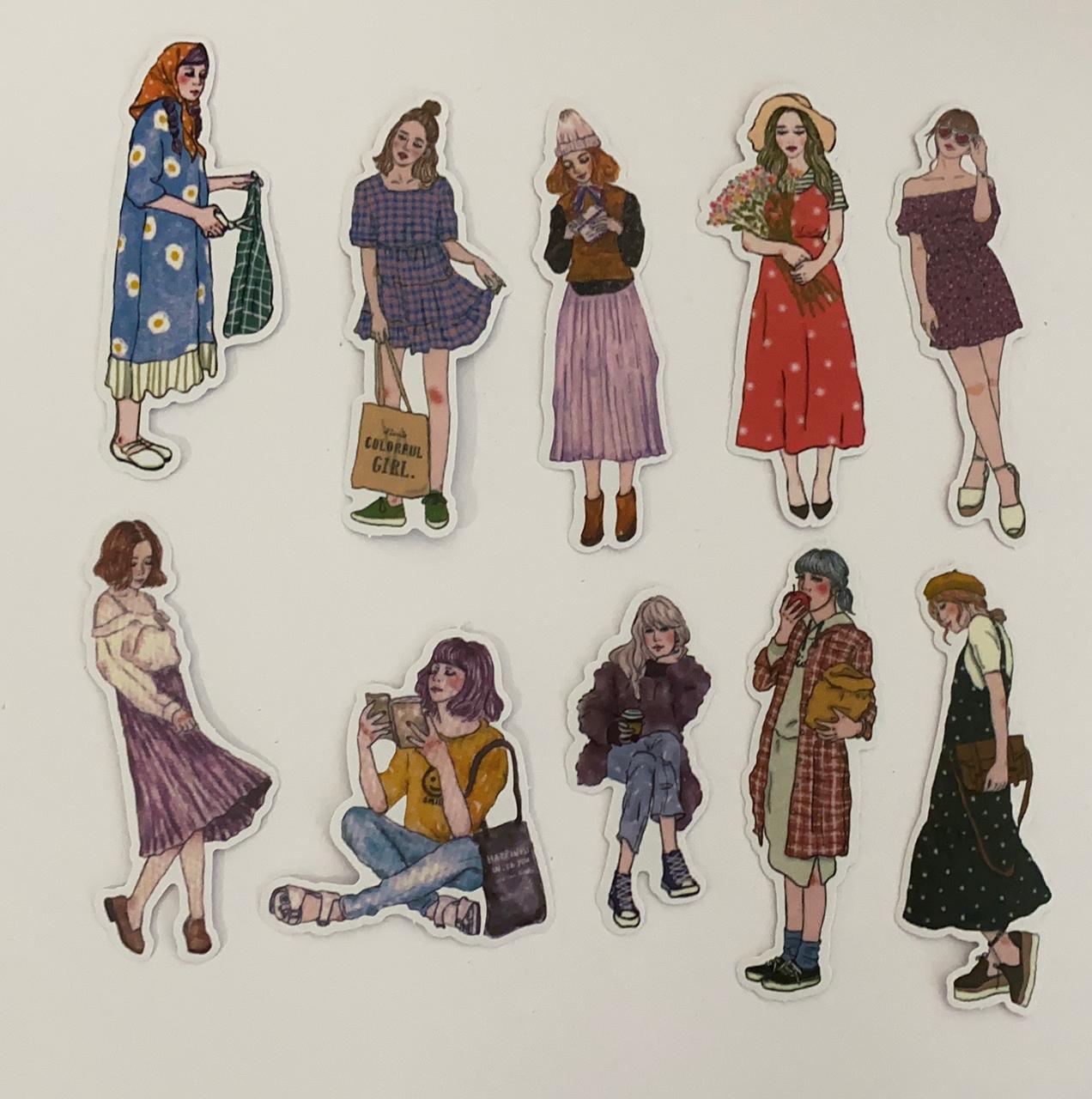 Adesivos Importados - Stickers Girls