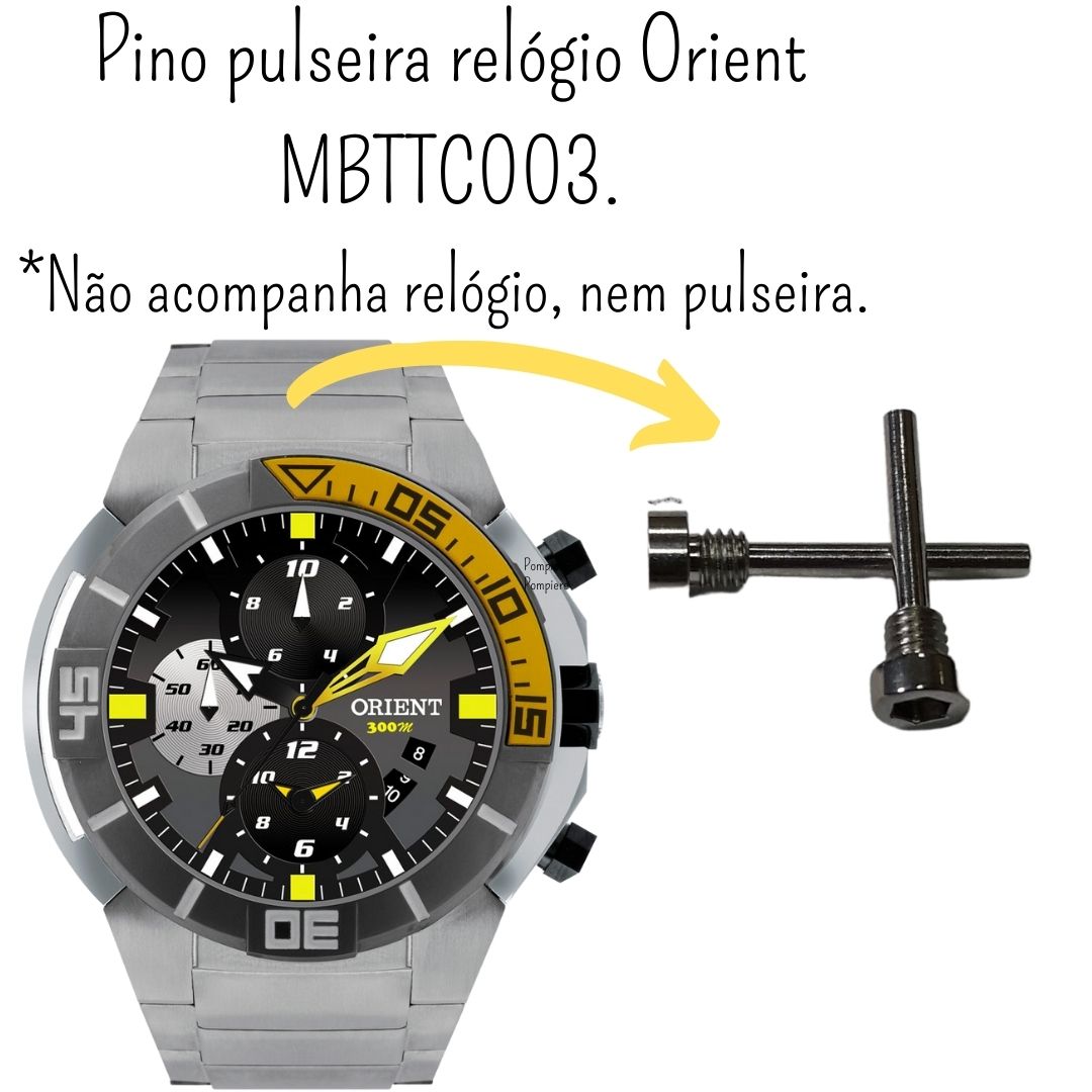 Pino pulseira do Relógio Orient MBTTC003
