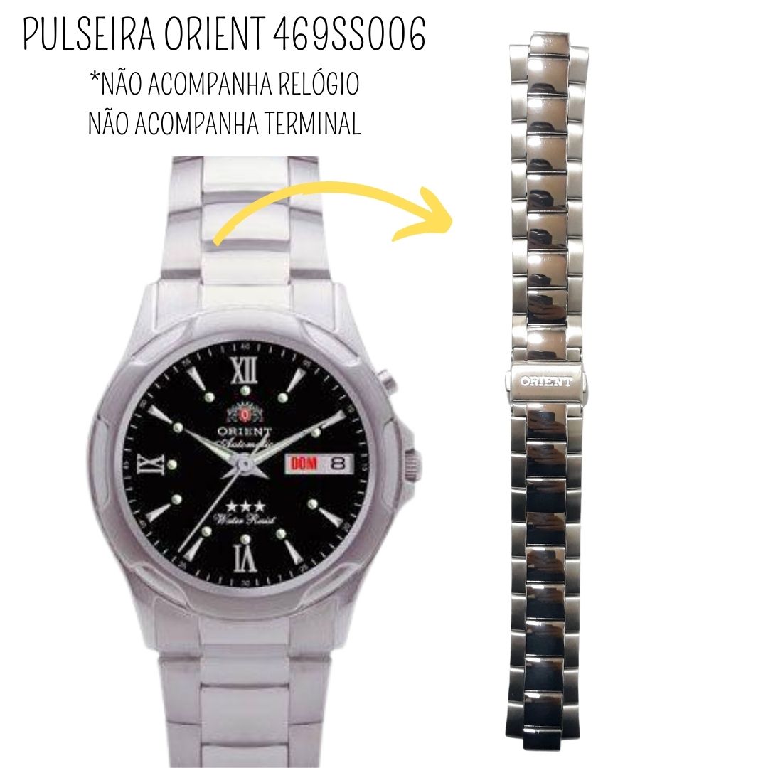 Pulseira Relógio Orient 469SS006
