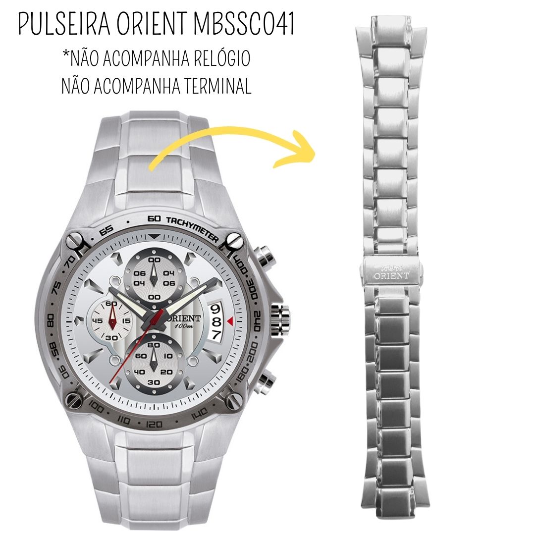 Pulseira Relógio Orient MBSSC041