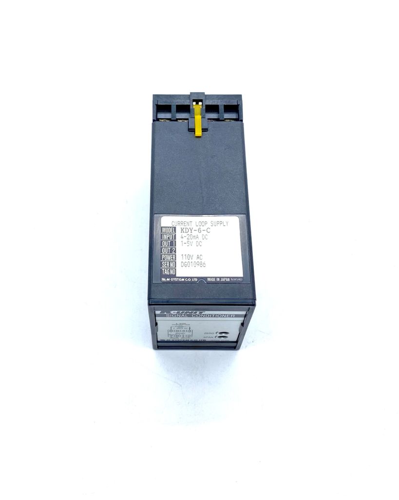 CONDICIONADOR DE SINAL 4-20MA 1-5VDC 110VAC KDY-6-C M-SYSTEM (KDY6C)