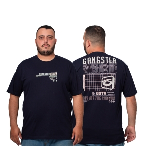 Kit 4 Camisetas Masculina Plus Size Gangster