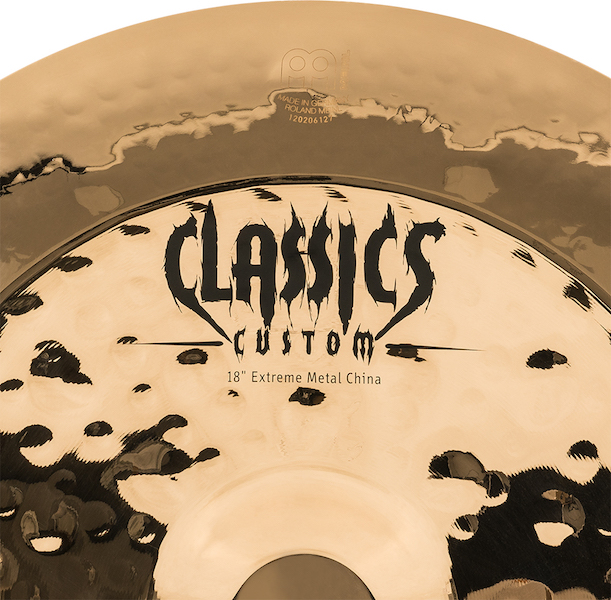 Prato de bateria China 18" Meinl - Classics Custom Extreme Metal