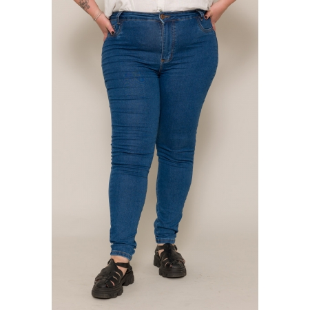 Calça Jeans Skinny Basic 11719 - Jeans Médio