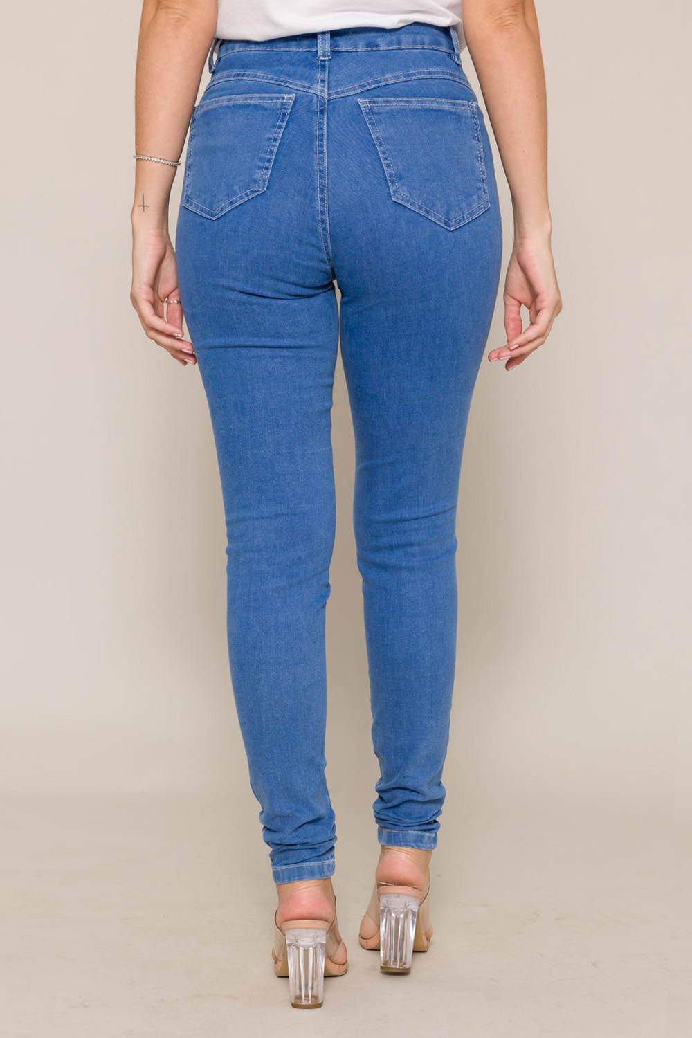 Calça Jeans Skinny Basic 11719 - Jeans Médio 2