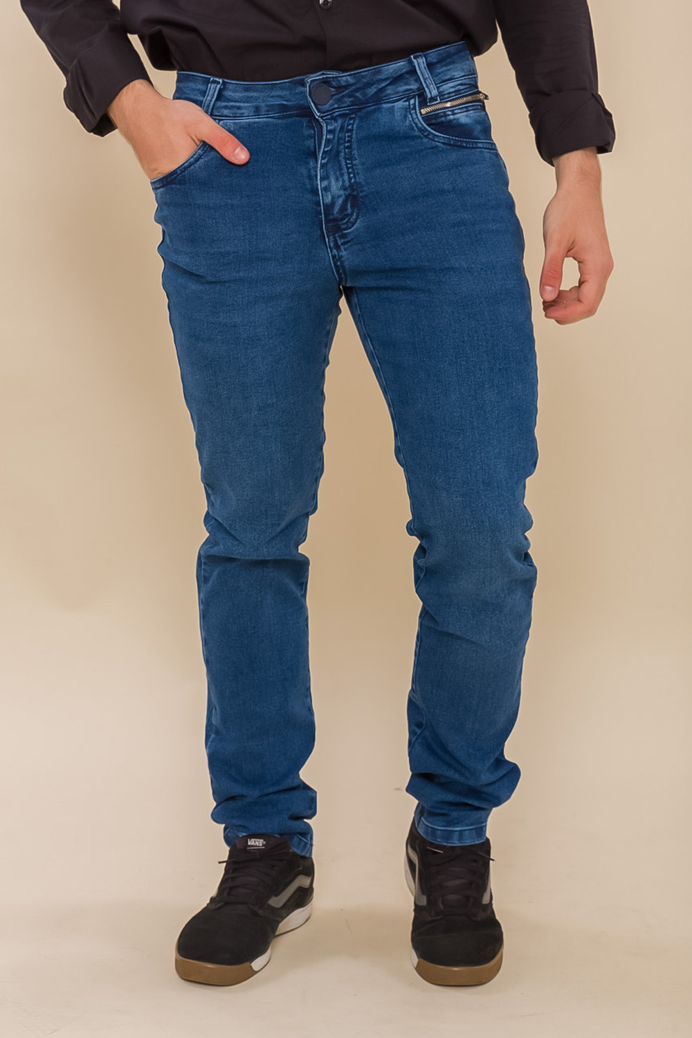 Calça Jeans Skinny - Jeans Médio