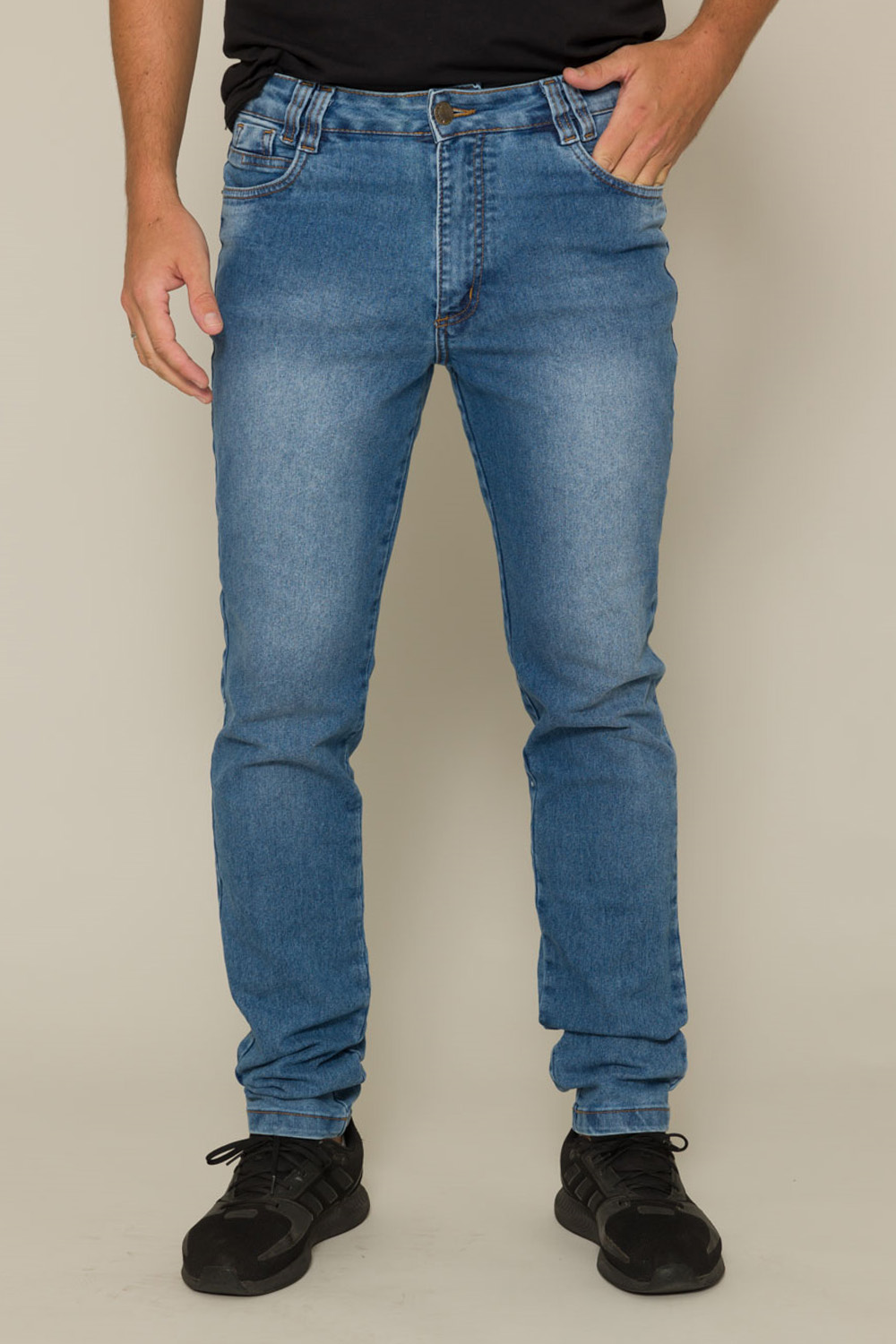 Calça Jeans Skinny Kelvin - Jeans Claro