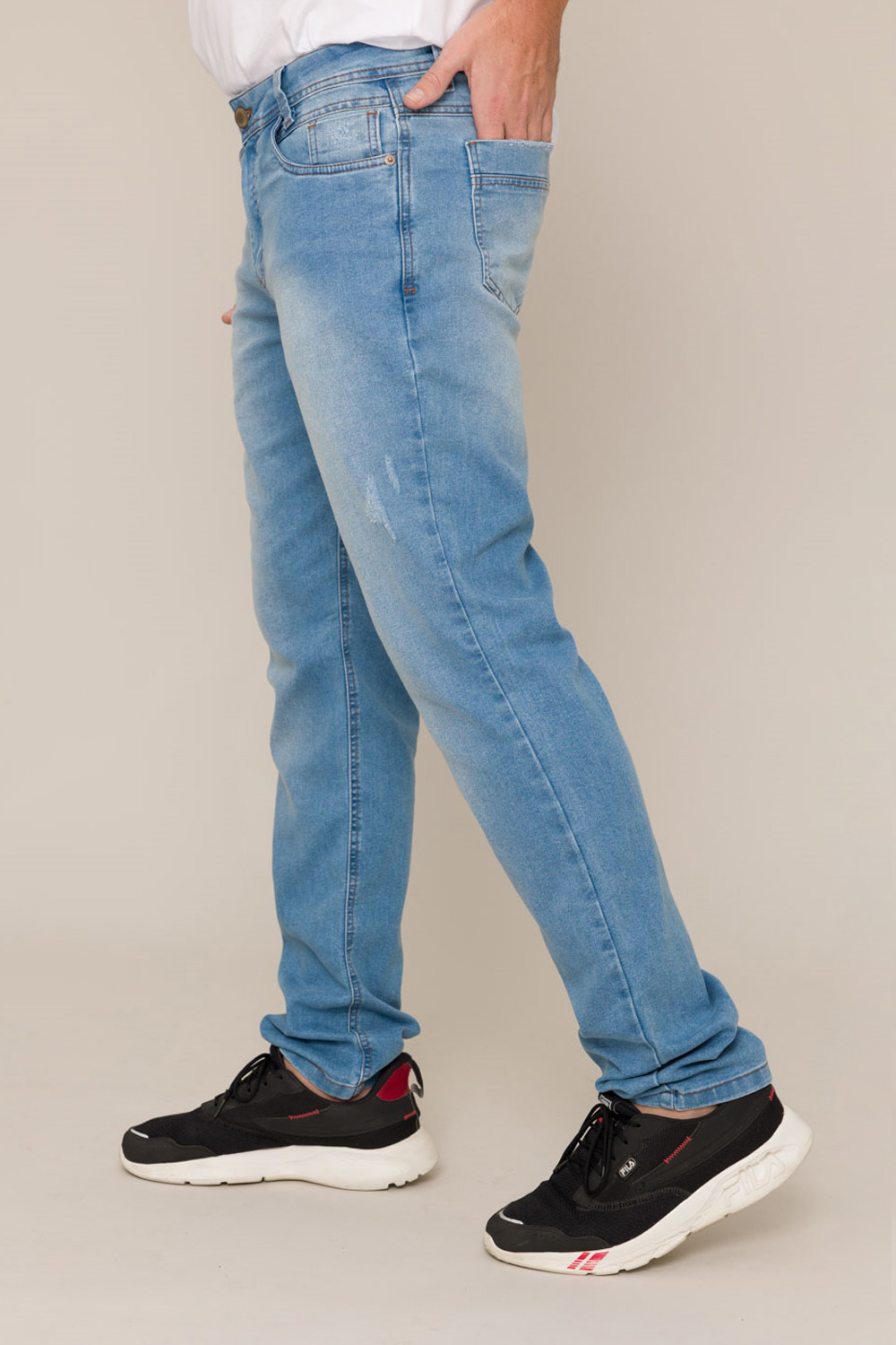 Calça Jeans Slim Jonatan - Jeans Claro