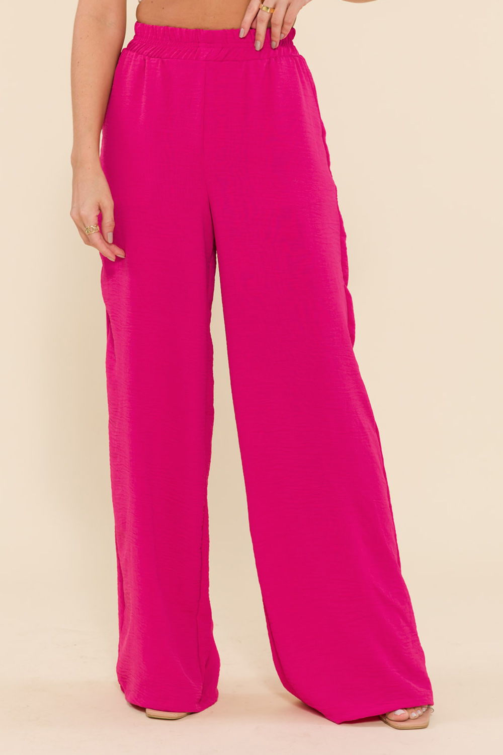 Calça Pantalona Jolie - Rosa Pink