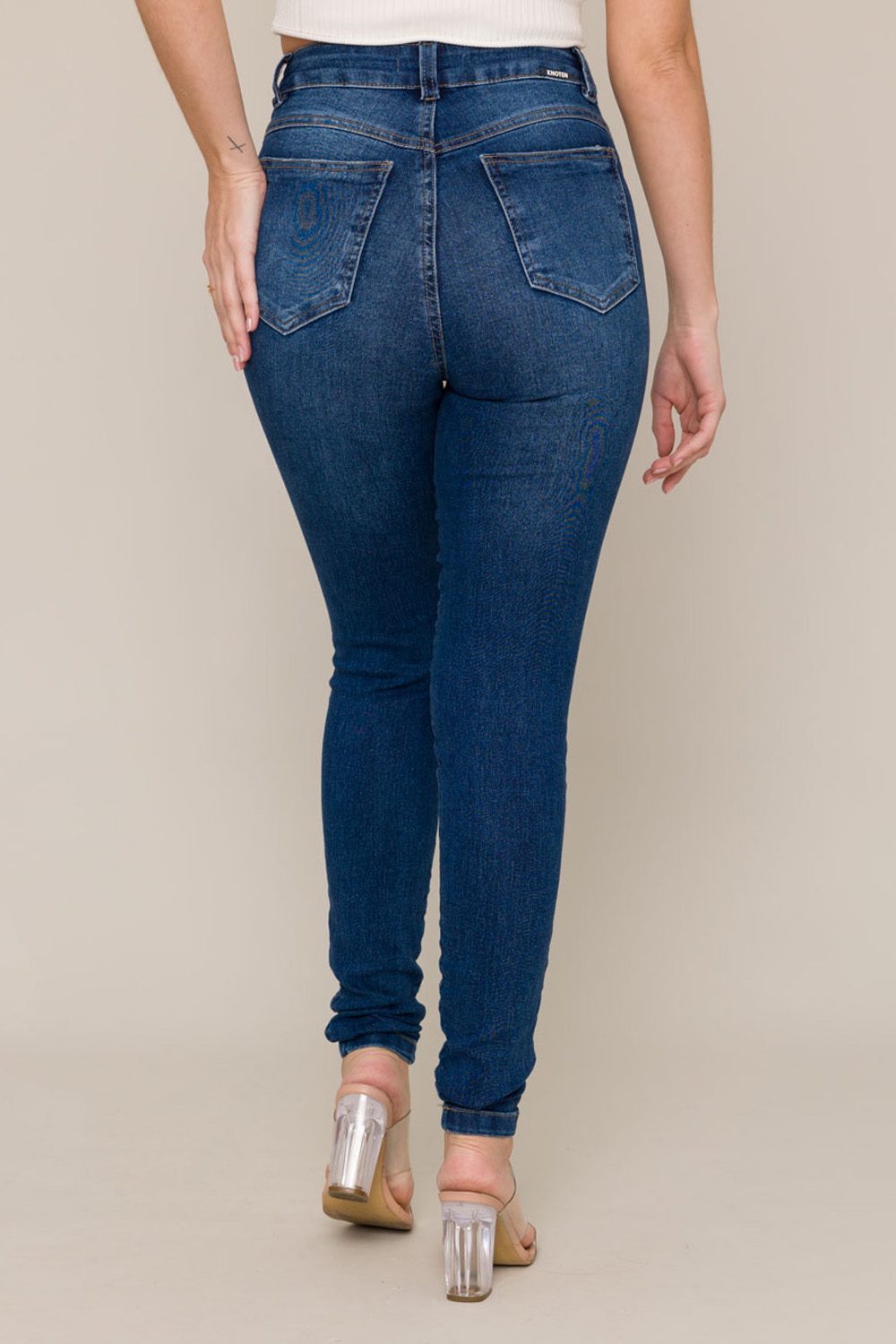 Calça Skinny Basic 11719 - Jeans Médio 3