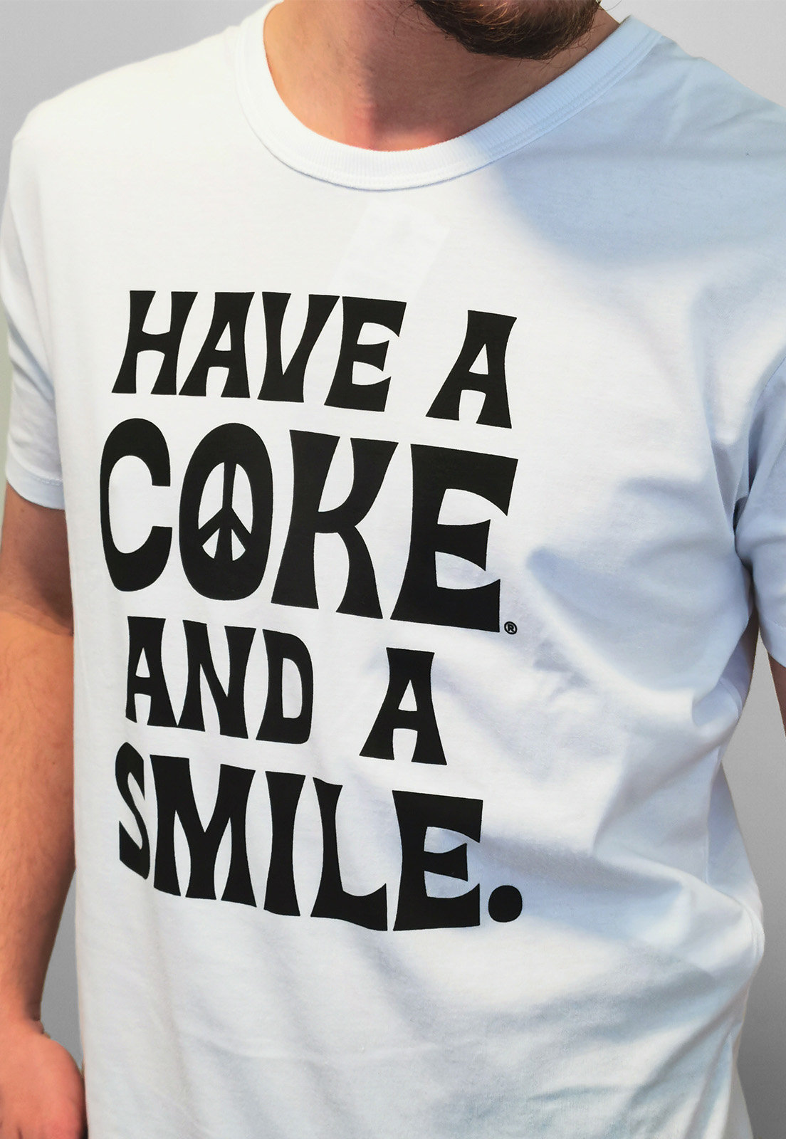 Camiseta Coca-Cola Branco Smile