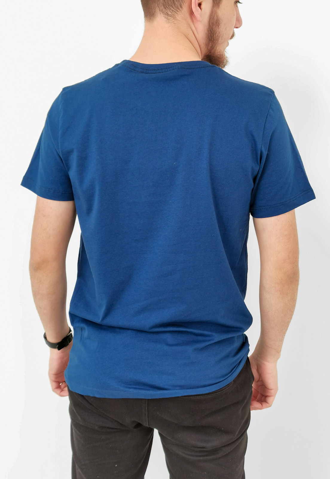 Camiseta Colcci Básica Azul MoonDust Logo