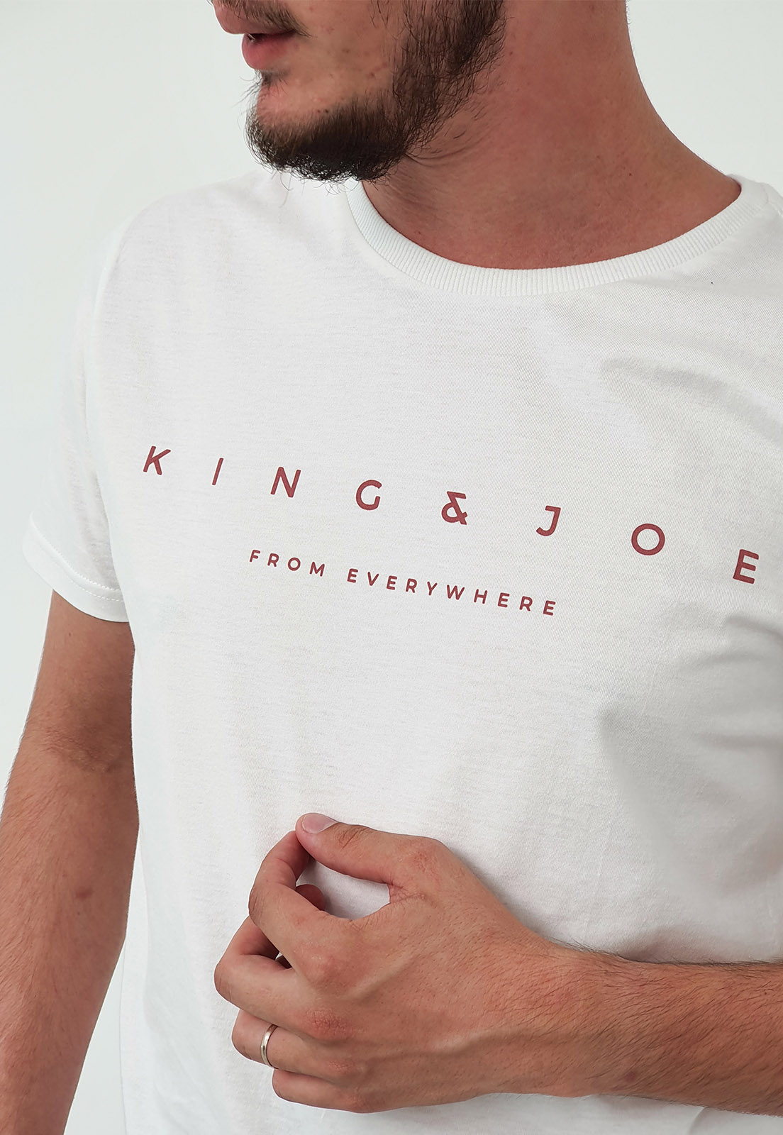 Camiseta King&Joe Off White