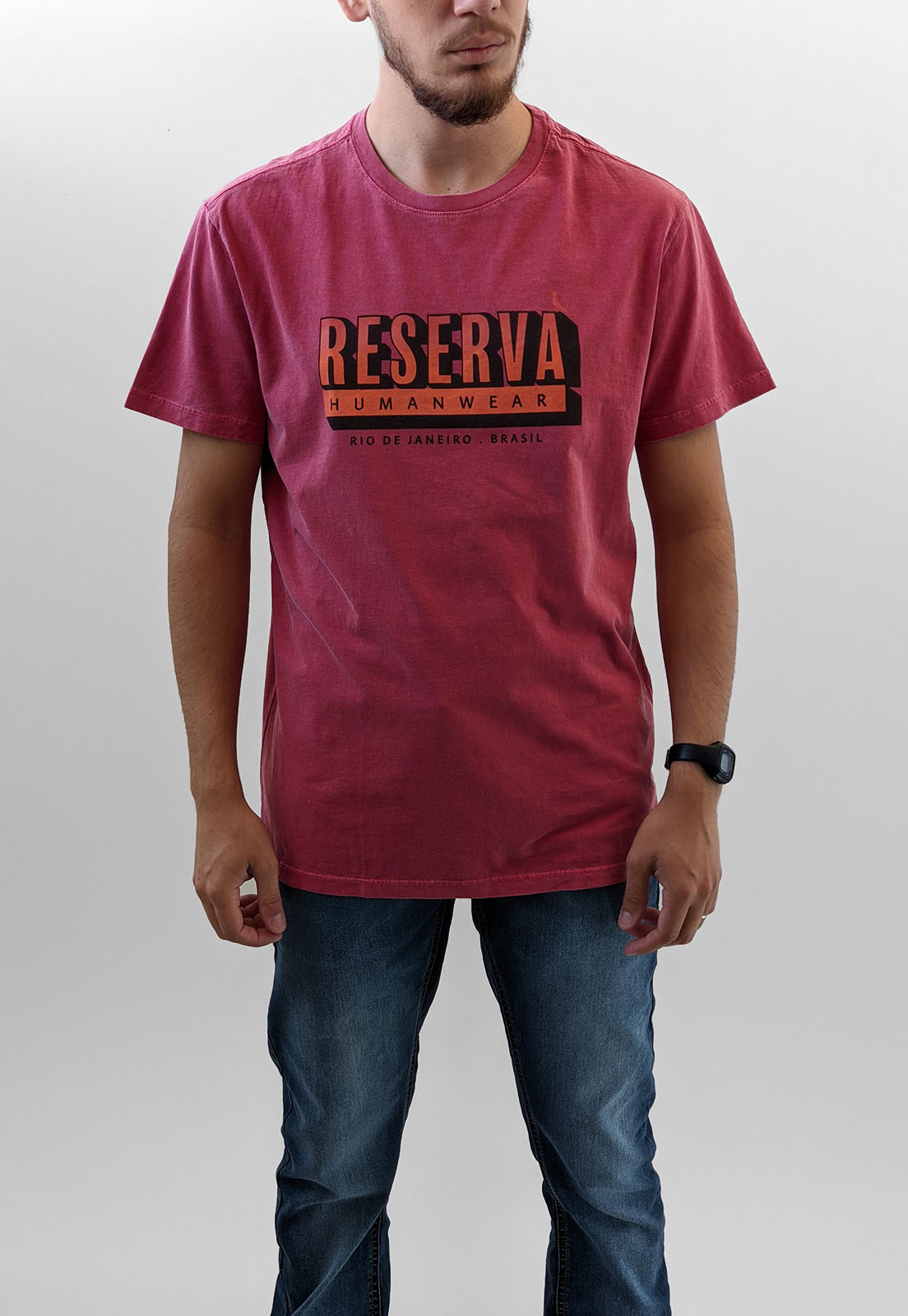 Camiseta Reserva Vermelho HumanWear