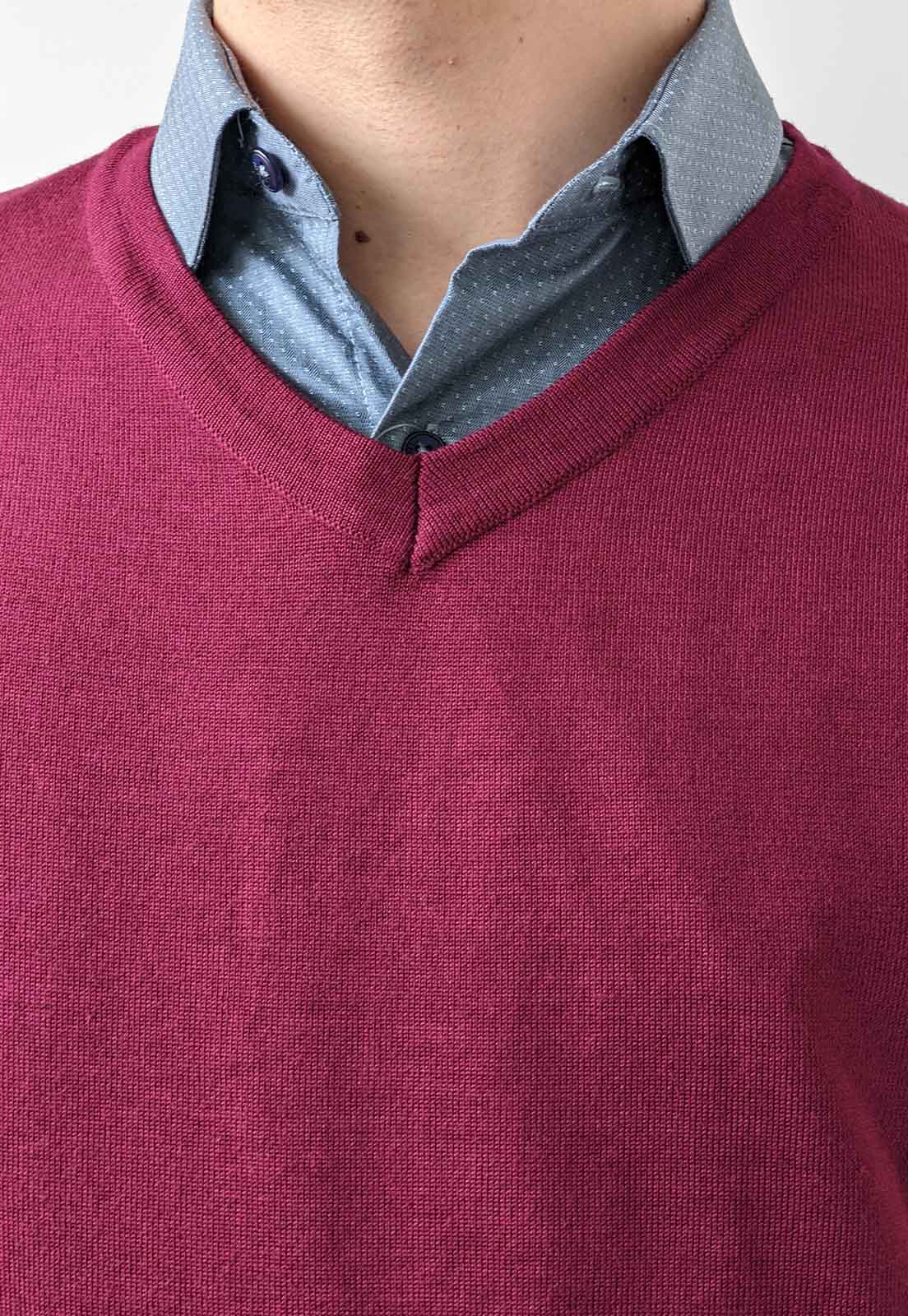 Suéter Tricot Enzo Básico Vermelho