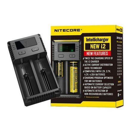 NITECORE - Carregador de Baterias I2
